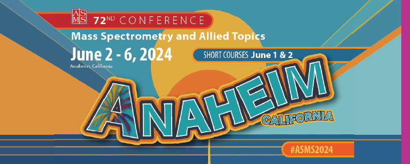 We are par­ti­ci­pa­ti­ng in the ASMS conference 2024 from June 2-6 in Anaheim, California! Join us in this exciting event.