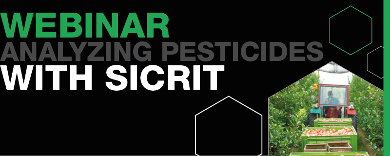 Join us in this webinar to delve deeper into the ionization capabilities of SICRIT when analyzing pesticides using LC- or GC-MS.