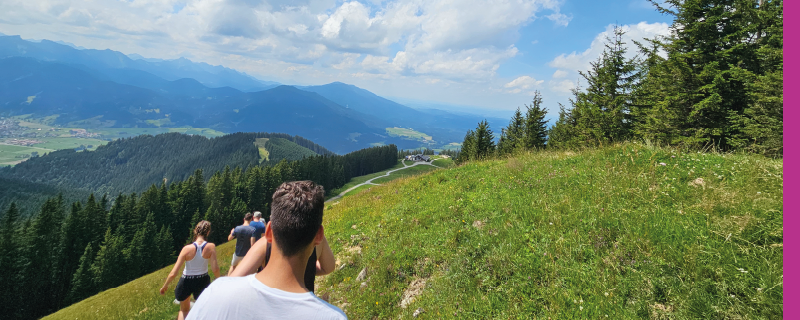 Get some insights into our team's hiking day in the Ammergauer Alps!